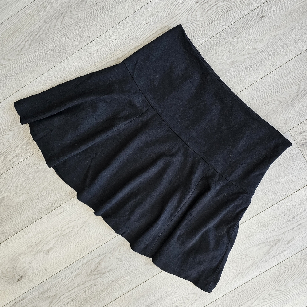 Lauren Ralph Lauren Rayon Flared‎ Wide Waistband Mini Skirt, Sz 16